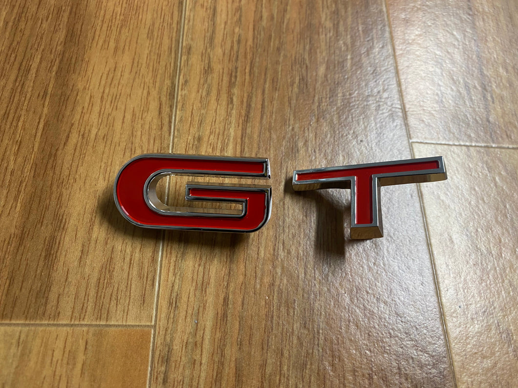 XW XY GT Glovebox Woodgrain Badge