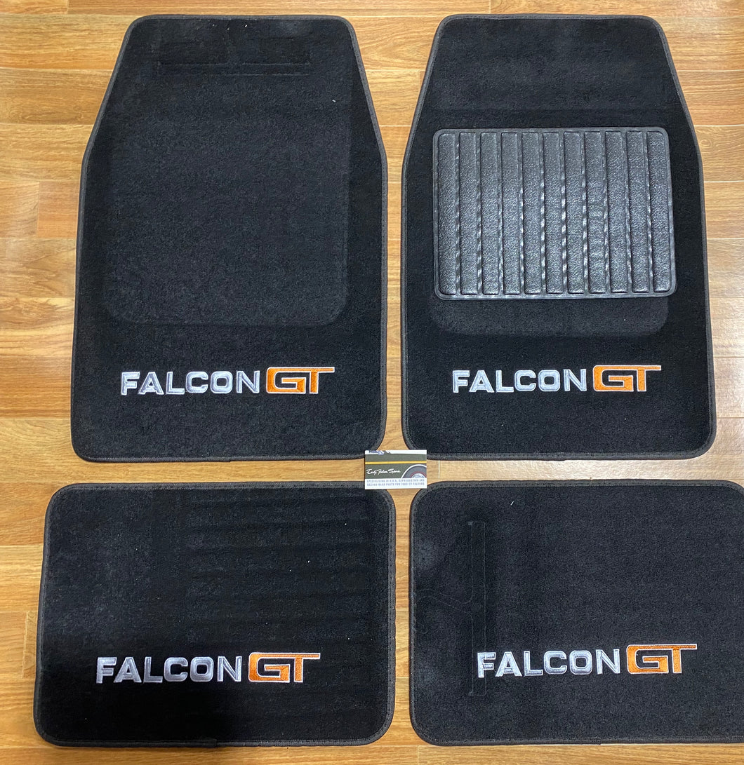 Falcon GT Carpet Black Floor Mats