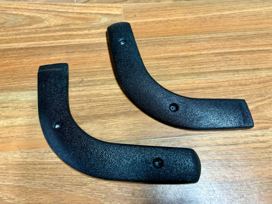 Black Fiberglass XM XP Bench Seat Hinge Covers