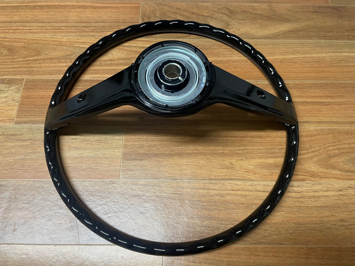 Black XW XY Falcon Steering Wheel Early Falcon Spares