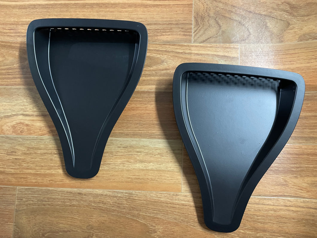 XA GT Tear Drop Bonnet Scoop Vent Pair