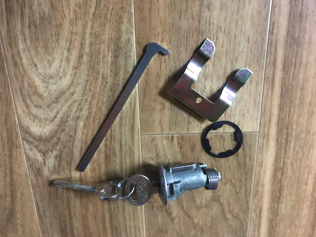 Boot Lock Barrel, Key and Shaft Kit