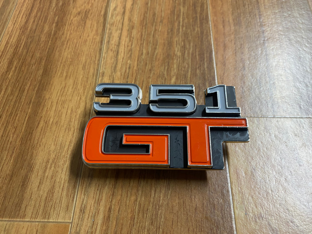 XA GT 351 High Performance Guard and Boot Badge