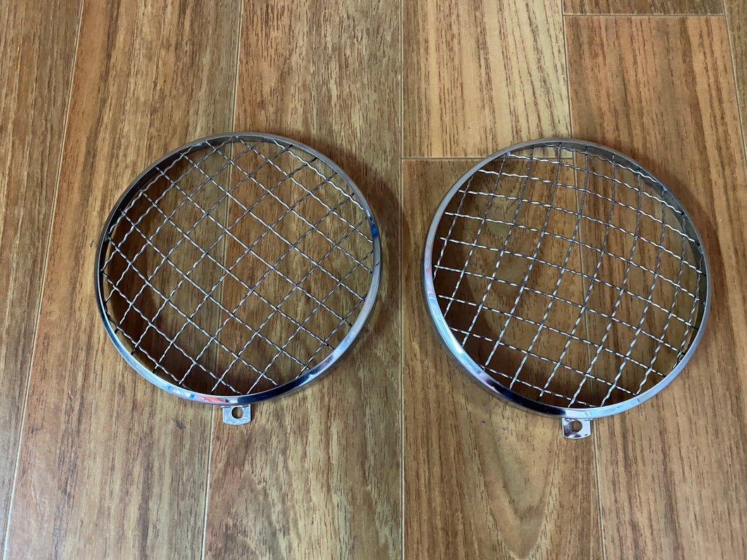 Pair Reproduction Ford Falcon GT Mesh Driving Light Covers