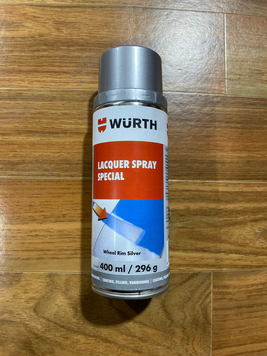 Wurth Silver Paint Lacquer Spray
