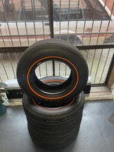 Load image into Gallery viewer, Set of 4 Redwall Tyres ER70H14 Aqua Tread Red Band
