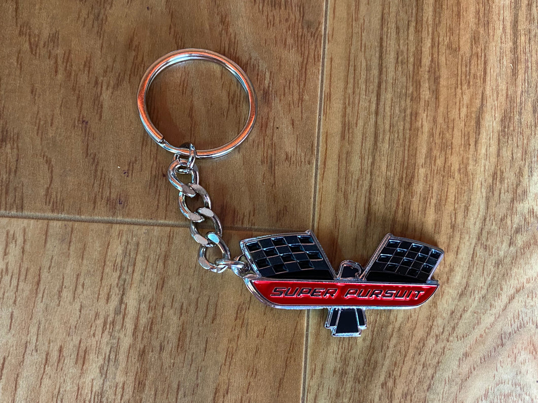 Super Pursuit Red Key Ring