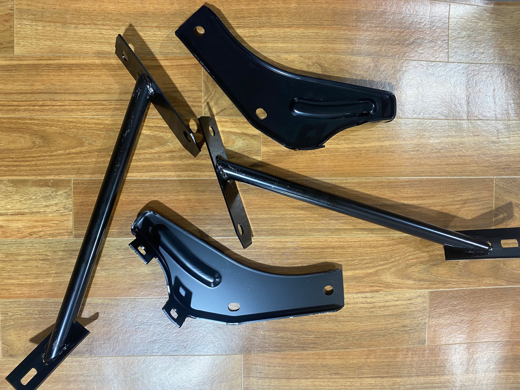 Pair Of Front Bumper Bracket Bars For Ford Falcon FG (2008-2014) – Side Support Retaining Brackets, New