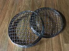 Load image into Gallery viewer, New Pair Reproduction Ford Falcon 7” Mesh Headlight Covers

