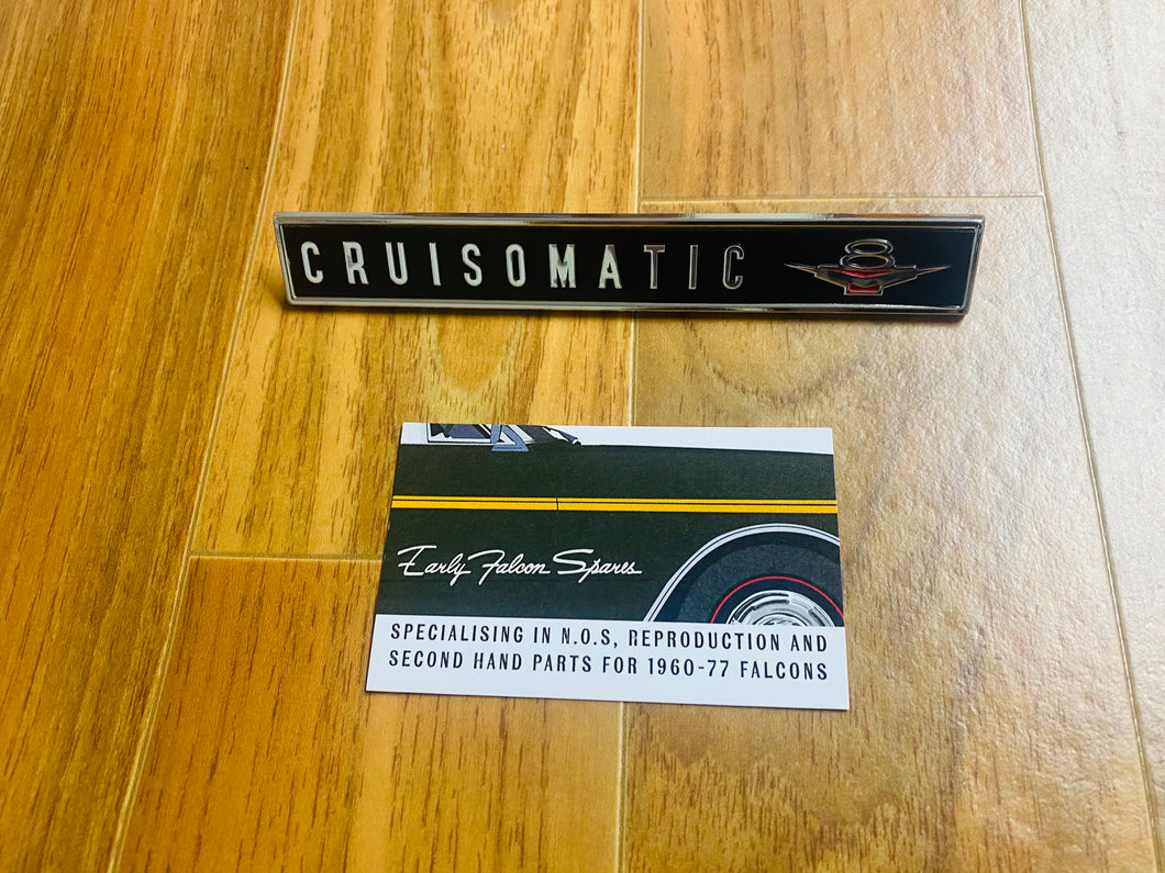 Cruisomatic Badge For XR ZA Boot Lid