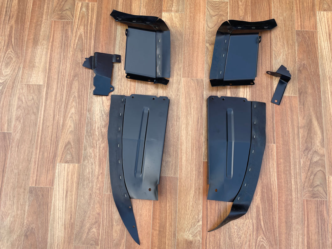 XA XB Splash Shield Kit both Metal and Rubbers